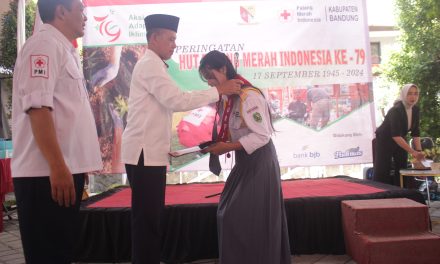 Dalam Rangka HUT PMI Ke-79, Dita Saumi Suherman Dilantik Sebagai Koordinator Forpis Kabupaten Bandung Periode 2024-2025