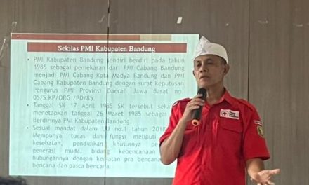 Waspada Potensi Abu Vulkanik Gunung Anak Krakatau, PMI Kabupaten Bandung Siagakan Koordinasi dan Imbau Warga Jaga Kesehatan